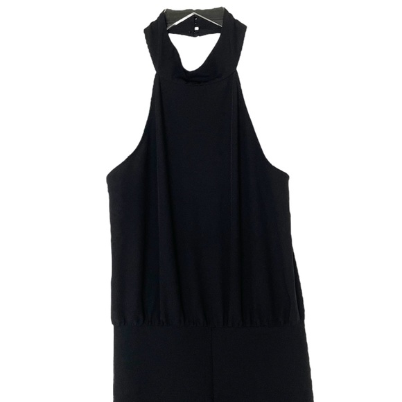 Lulus Moment For Life Halter Jumpsuit Black - Picture 6 of 9